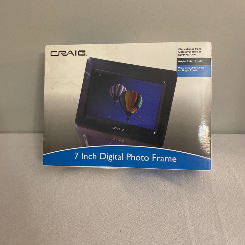 Craig 7 Inch Digital Photo Frame New!